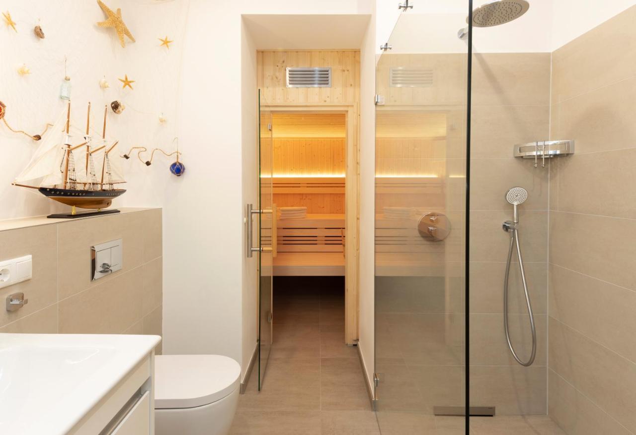 Safari Lodge Prora - Mit Sauna Und Direktem Strandzugang Binz Exteriör bild